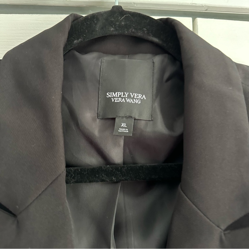 Simply Vera Chiffon Peplum Blazer - Picture 5 of 5